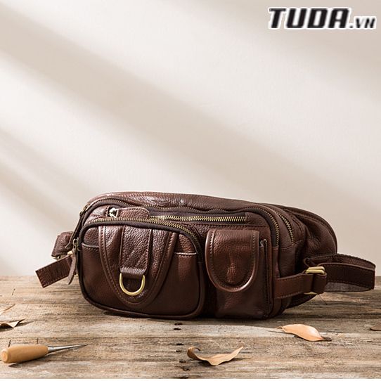 Túi Da Bò Thật đeo chéo ngực, thắt lưng Berry & Ken RETRO - Classic Edition SBM124