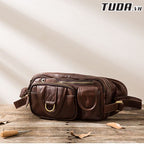 Túi Da Bò Thật đeo chéo ngực, thắt lưng Berry & Ken RETRO - Classic Edition SBM124