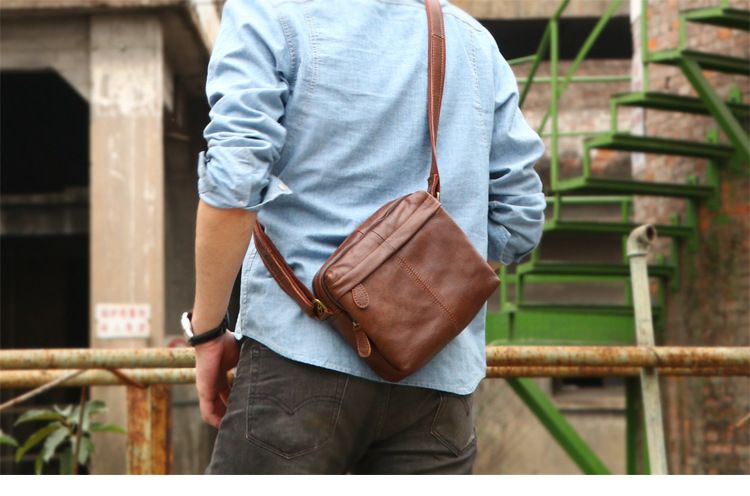 Túi da bò thật Berry & Ken đeo chéo Limited edition MBM110