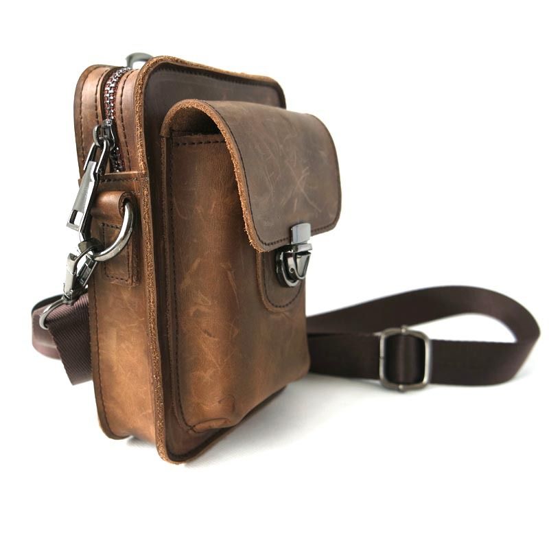 Túi Da Bò Thật Crazy Messenger - Classic Edition MBM98