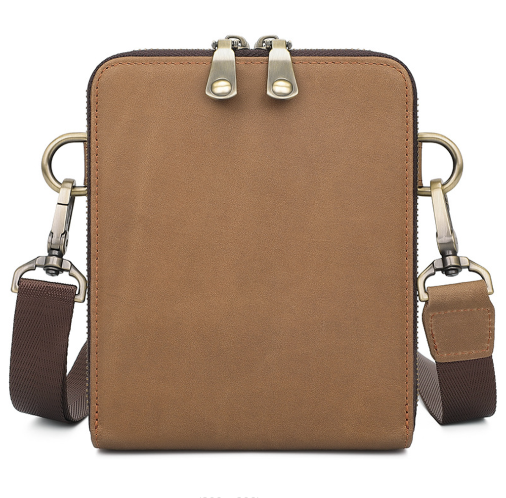 Túi Da Bò Thật Đeo Chéo Cameta RETRO SBM342