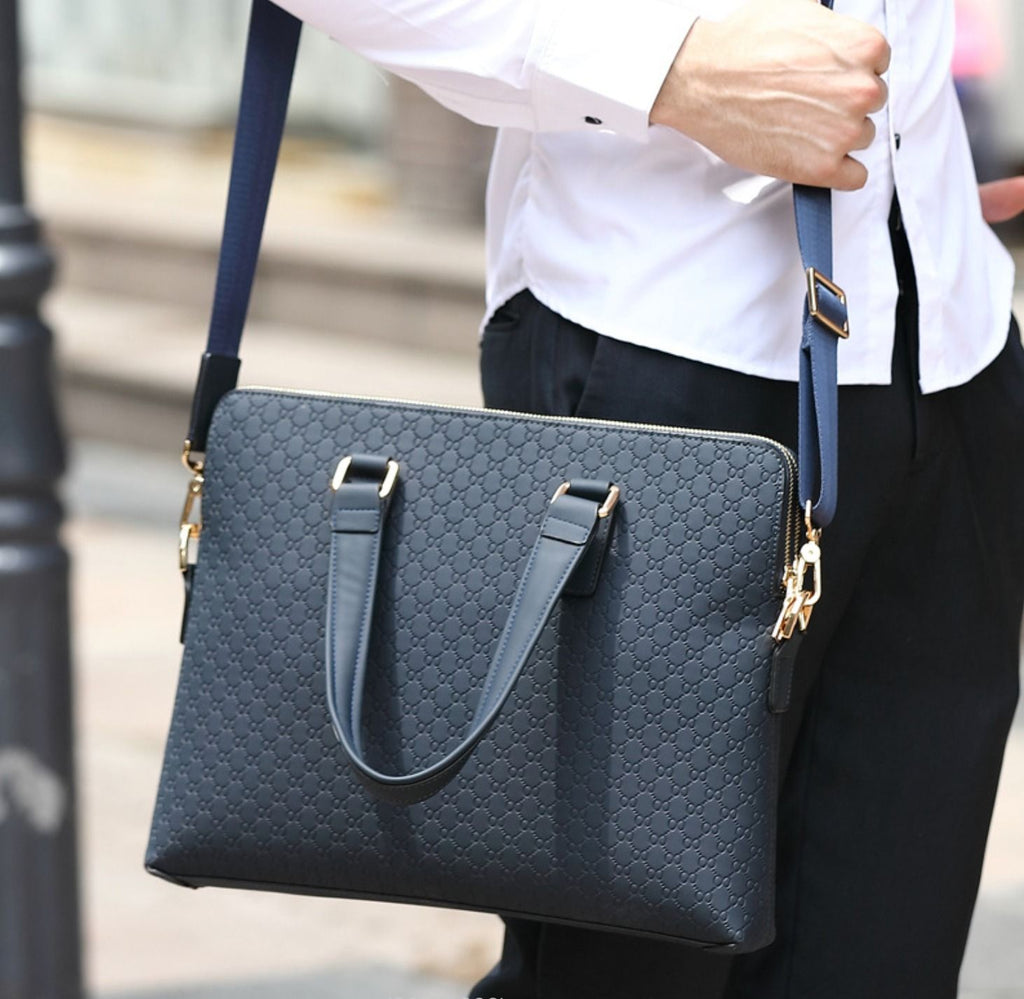 Cặp Da Doanh Nhân Da Thật Cao Cấp Đựng Laptop & Hồ Sơ SBM375