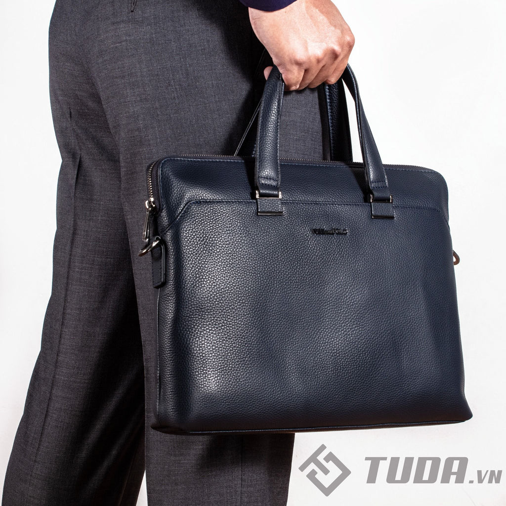 Cặp Da Doanh Nhân Da Thật Cao Cấp Đựng Laptop & Hồ Sơ William Polo SBM360