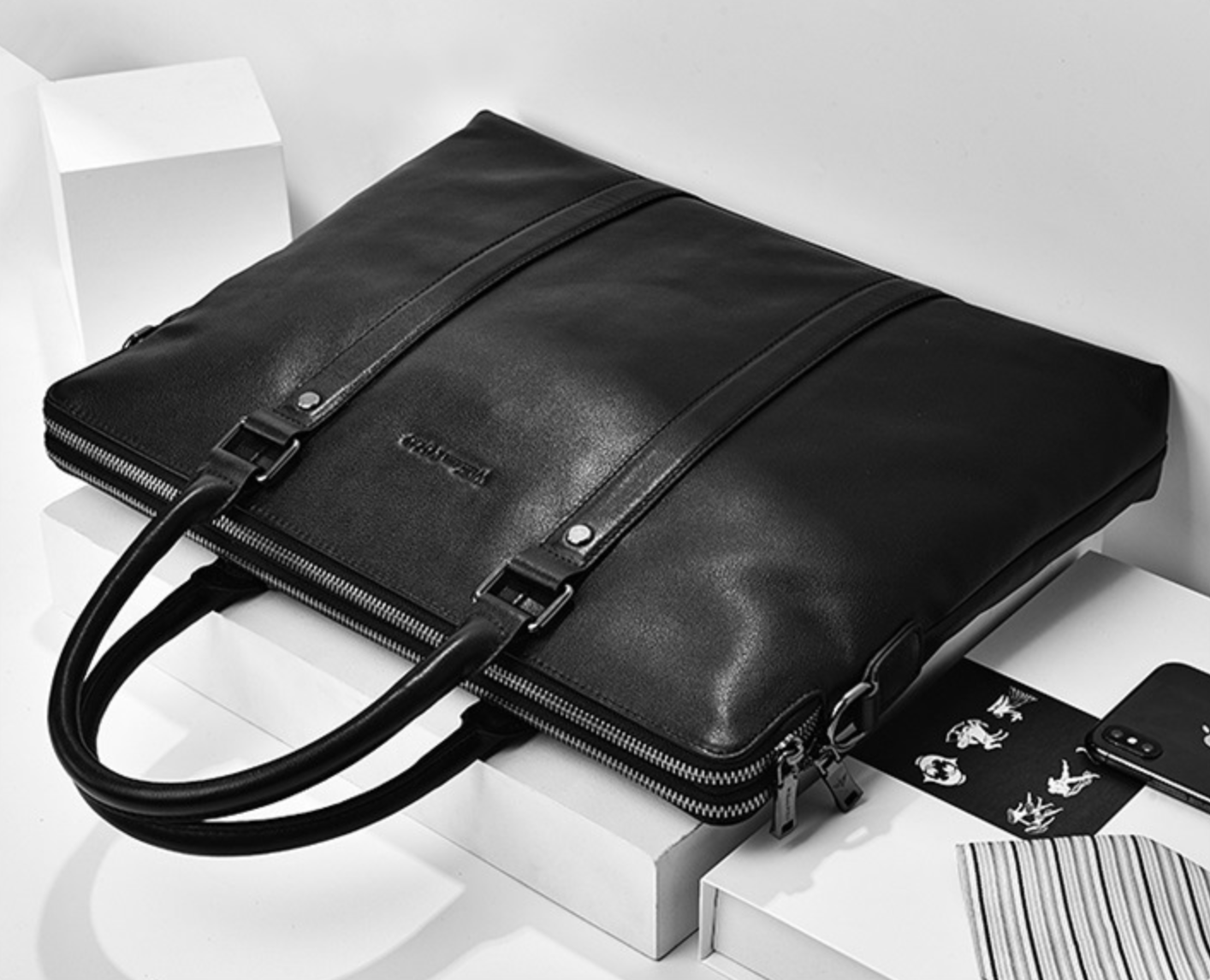 Cặp Da Doanh Nhân Cao Cấp William POLO Đựng Laptop & Hồ Sơ TUDA SBM348