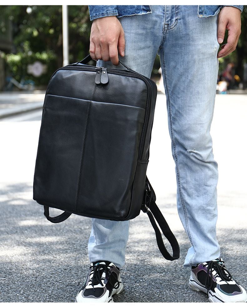 Balo Da Bò Thật VINTAGE Cao Cấp Đa Chức Năng TUDA BPL343