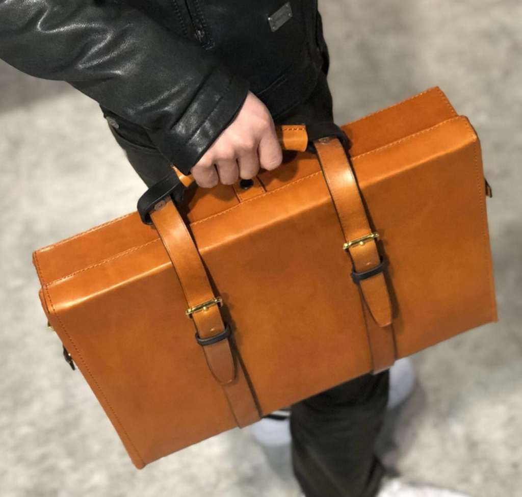 Vali Xách Tay Da Thật Cao Cấp Handmade CSL340