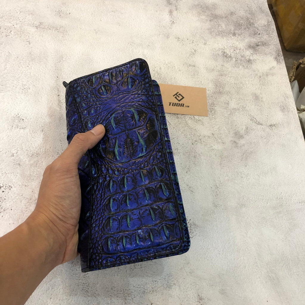 Ví Cầm Tay CLUTCH 2K Da Thật Vân Cá 3D Handmade Limited CLH291