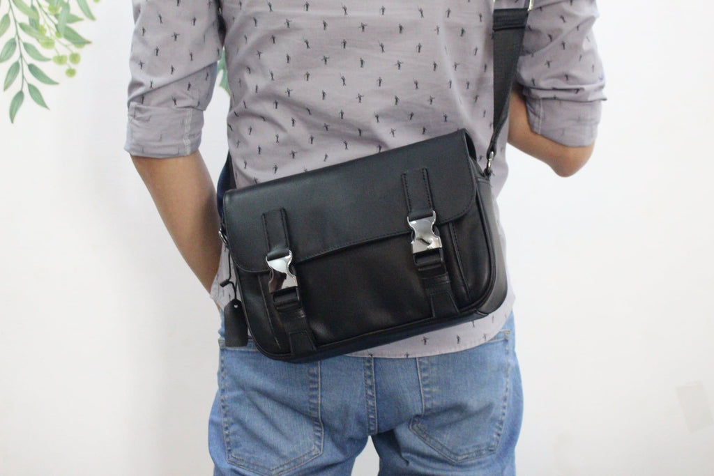 Túi Đeo Chéo Da Bò Thật Đựng iPad RETRO SBM287