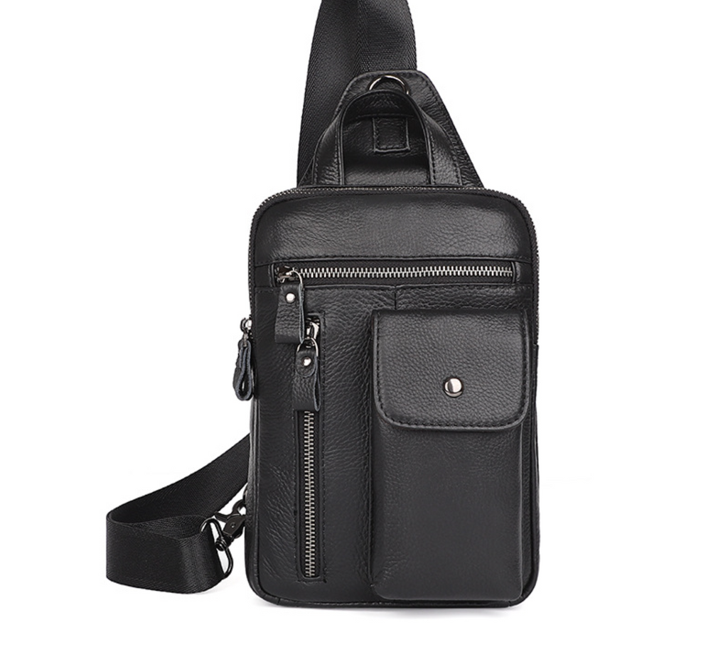 Túi Da Thật Đeo Chéo Trước Ngực VINTAGE SBM278