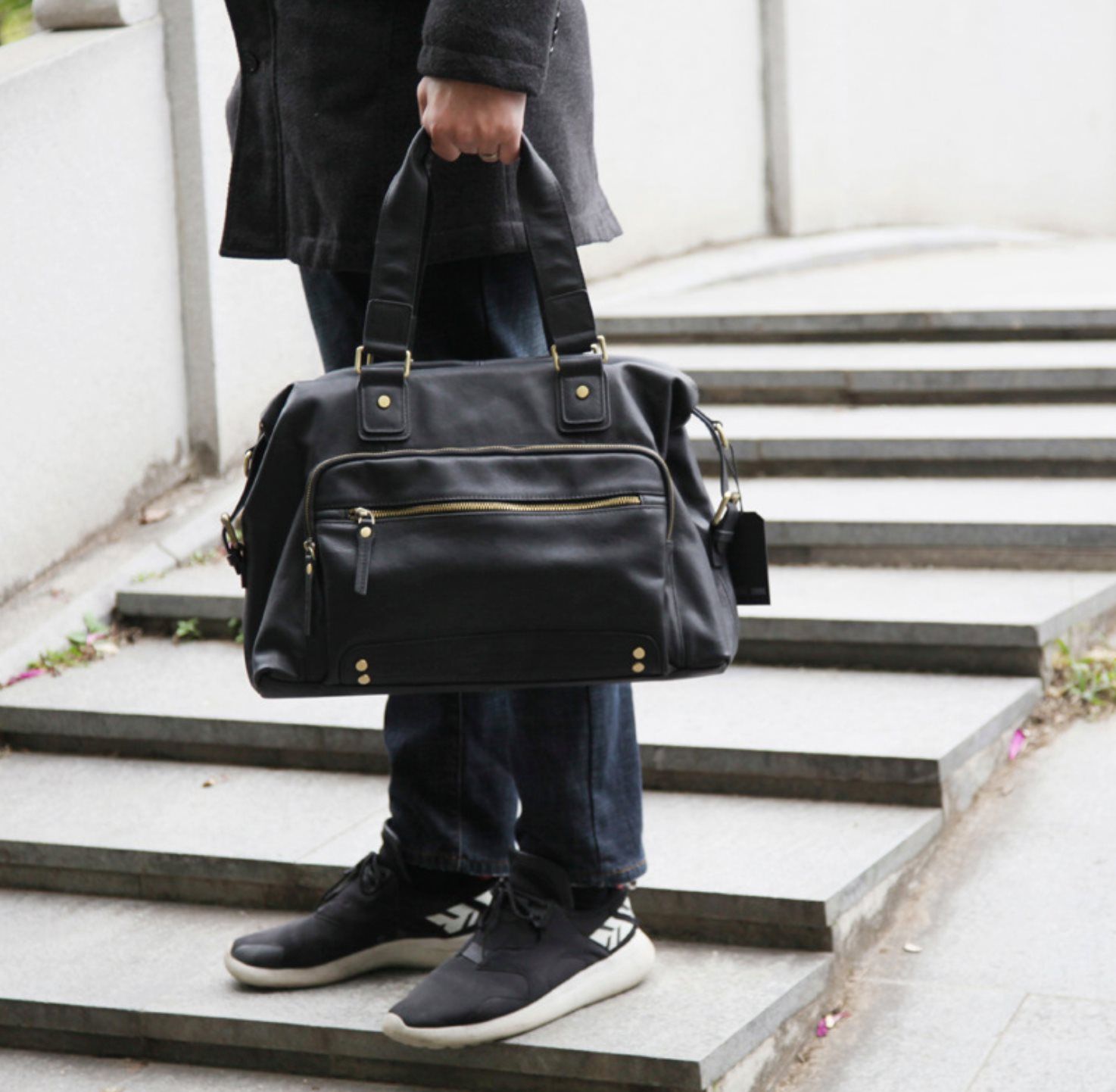 Túi Du Lịch Da Bò Mill Ý Cao Cấp Đa Chức Năng TUDA TBL277