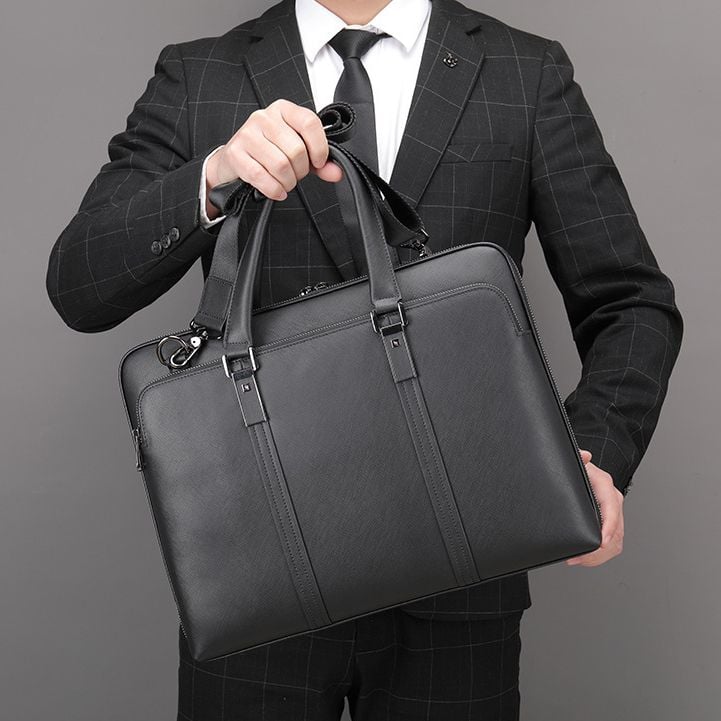 Cặp Da Doanh Nhân Cao Cấp Đựng Laptop & Hồ Sơ SBM254