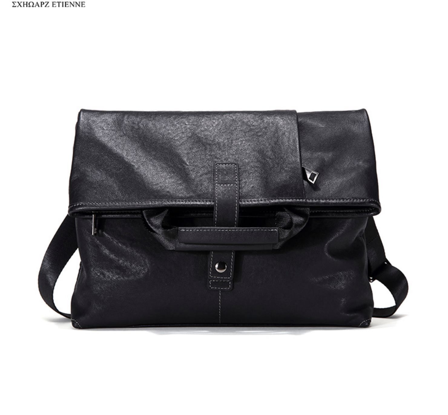 Túi Đeo Chéo Da Bò Thật Đựng Laptop & iPad Classic Style TUDA SBM263