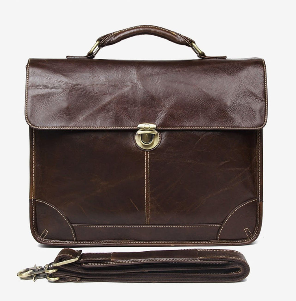 Cặp Da Doanh Nhân RETRO Cao Cấp Đựng Laptop & Hồ Sơ TUDA SBM266