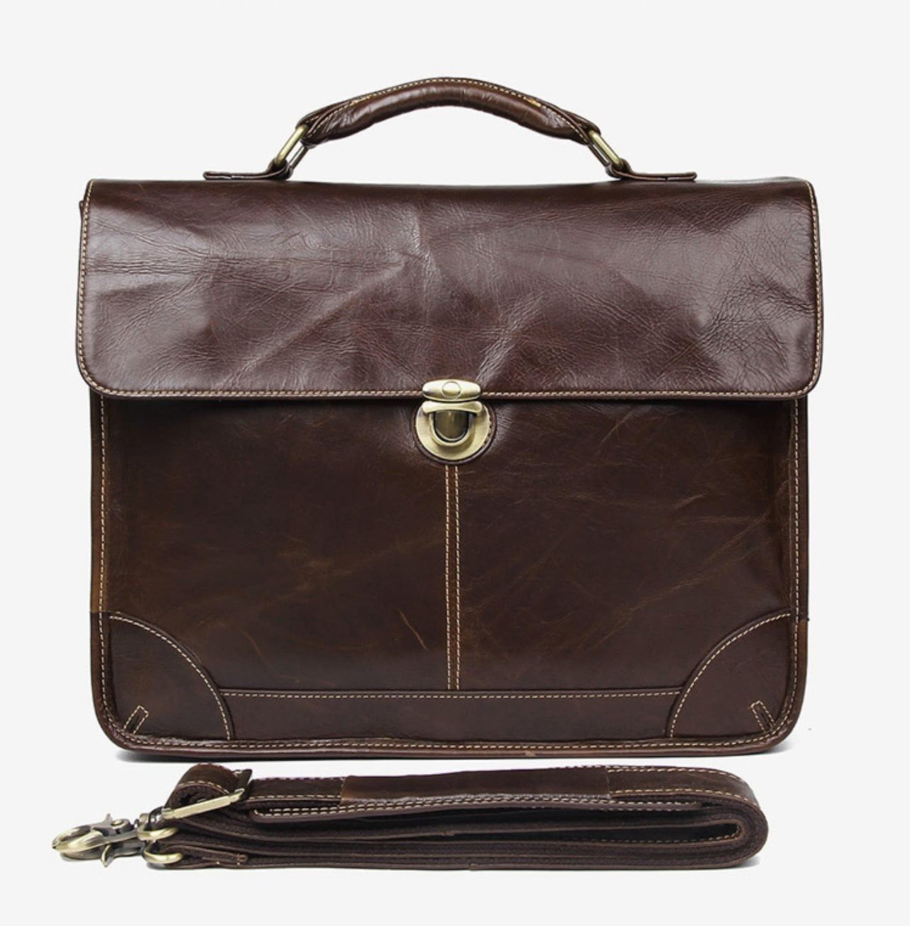 Cặp Da Doanh Nhân RETRO Cao Cấp Đựng Laptop & Hồ Sơ TUDA SBM266