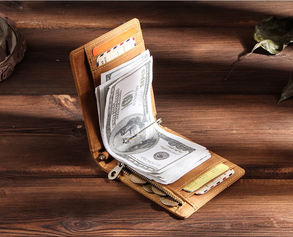 Ví Da Bò RETRO CLIP Nhập Khẩu Classic Edition W231