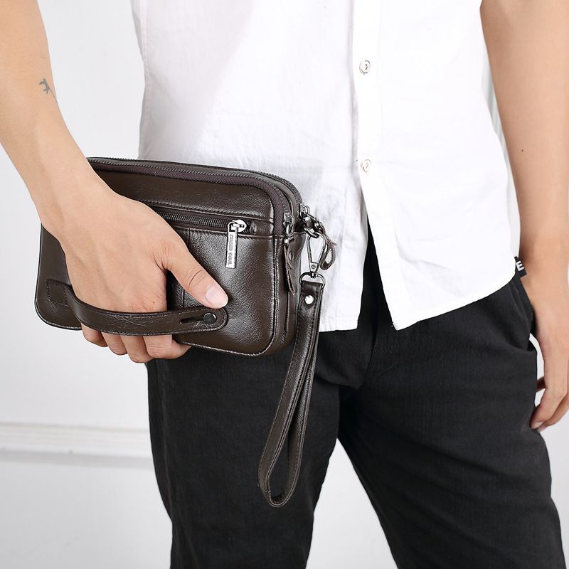 Ví Cầm Tay CLUTCH Nam Da Thật VINTAGE CLH218
