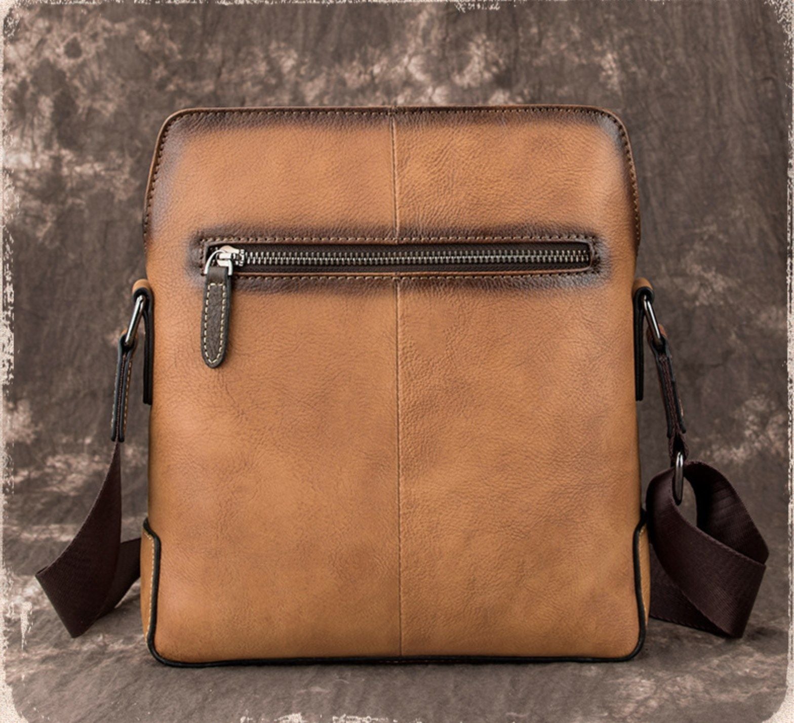 Túi Messenger Da Bò VEG Italy Nhập Khẩu đựng iPad Limited Edition SBM198