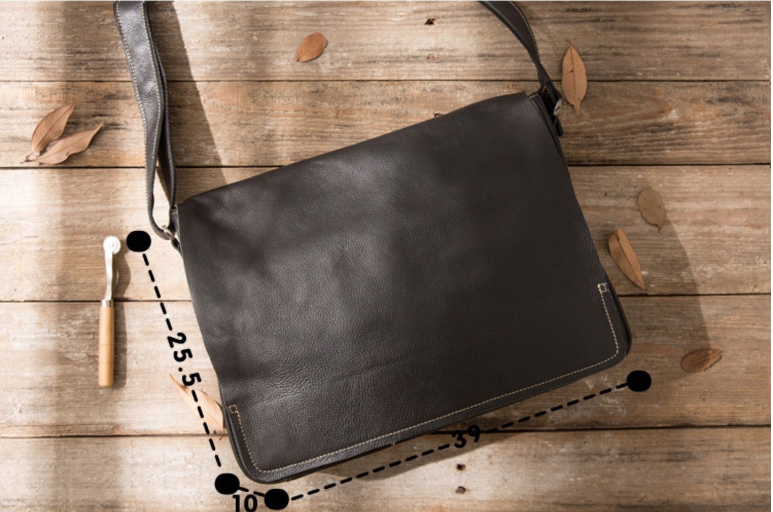 Túi Da Bò Thật Đựng Laptop Classic Style SBM194