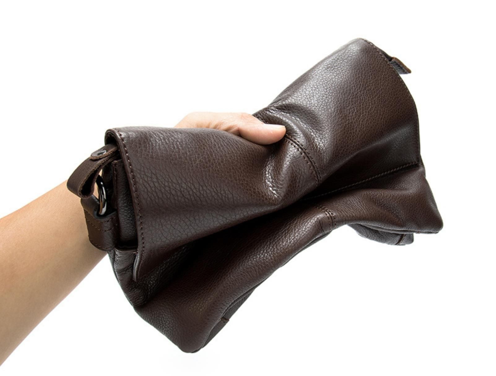 Túi Da Bò Thật Đeo Chéo & Clutch Cầm Tay Đựng IPad - Classic SBM188