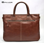 Cặp Xách Tay Da Bò VEG Nhập Khẩu Đựng Laptop RETRO TUDA SBM185