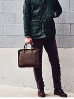 Cặp Xách Tay Công Sở Da Bò Thật Đựng Laptop Classic Edition SBM187