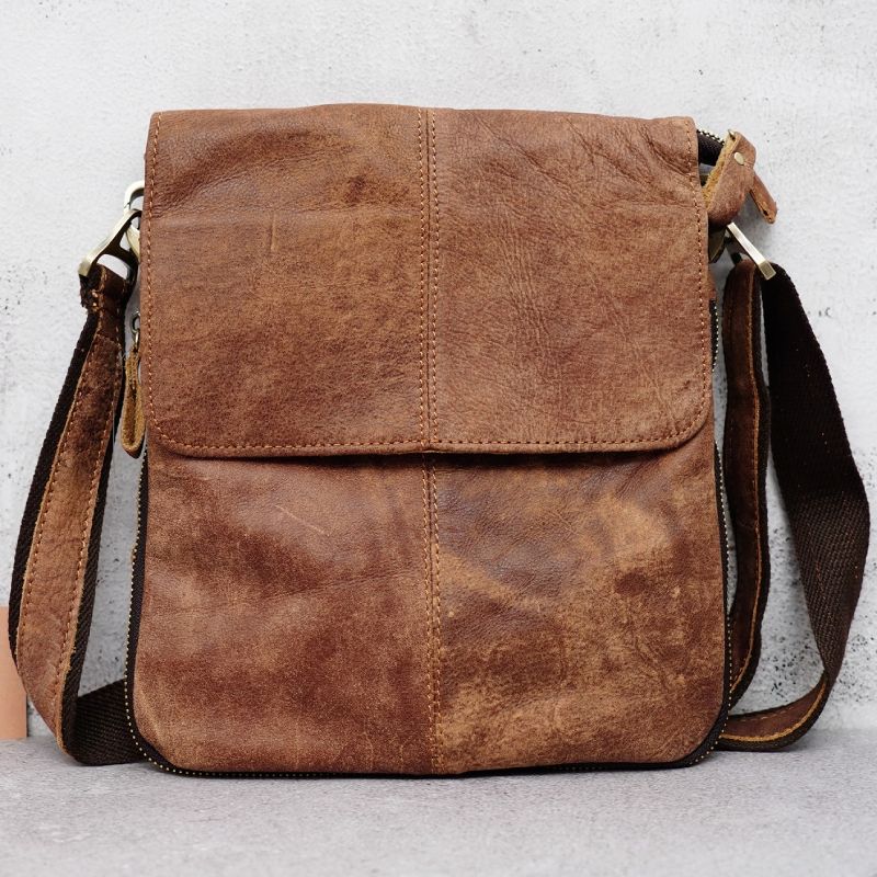 Túi Da Bò Thật Đeo Chéo Đựng IPad - Classic SBM180