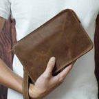 CLUTCH Cầm Tay & Đeo Chéo Da Thật RETRO SBM183