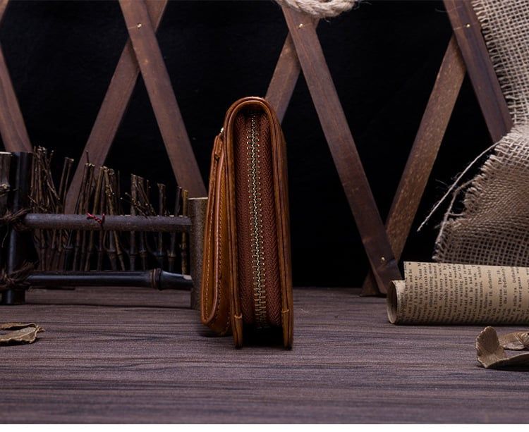 Ví Dài Cầm Tay Da Bò VEG Nhập Khẩu Berry & Ken TUDA W179