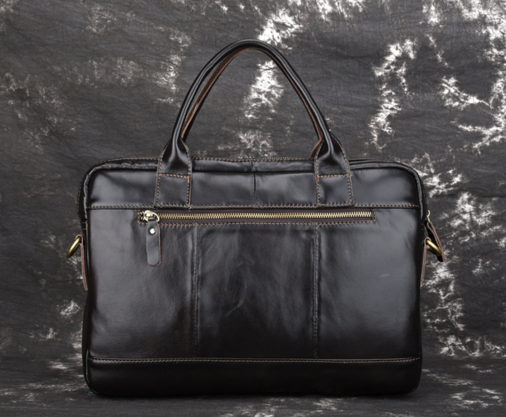 Túi da bò thật chứa laptop cho dân kinh doanh, công sở Berry&Ken SBM150