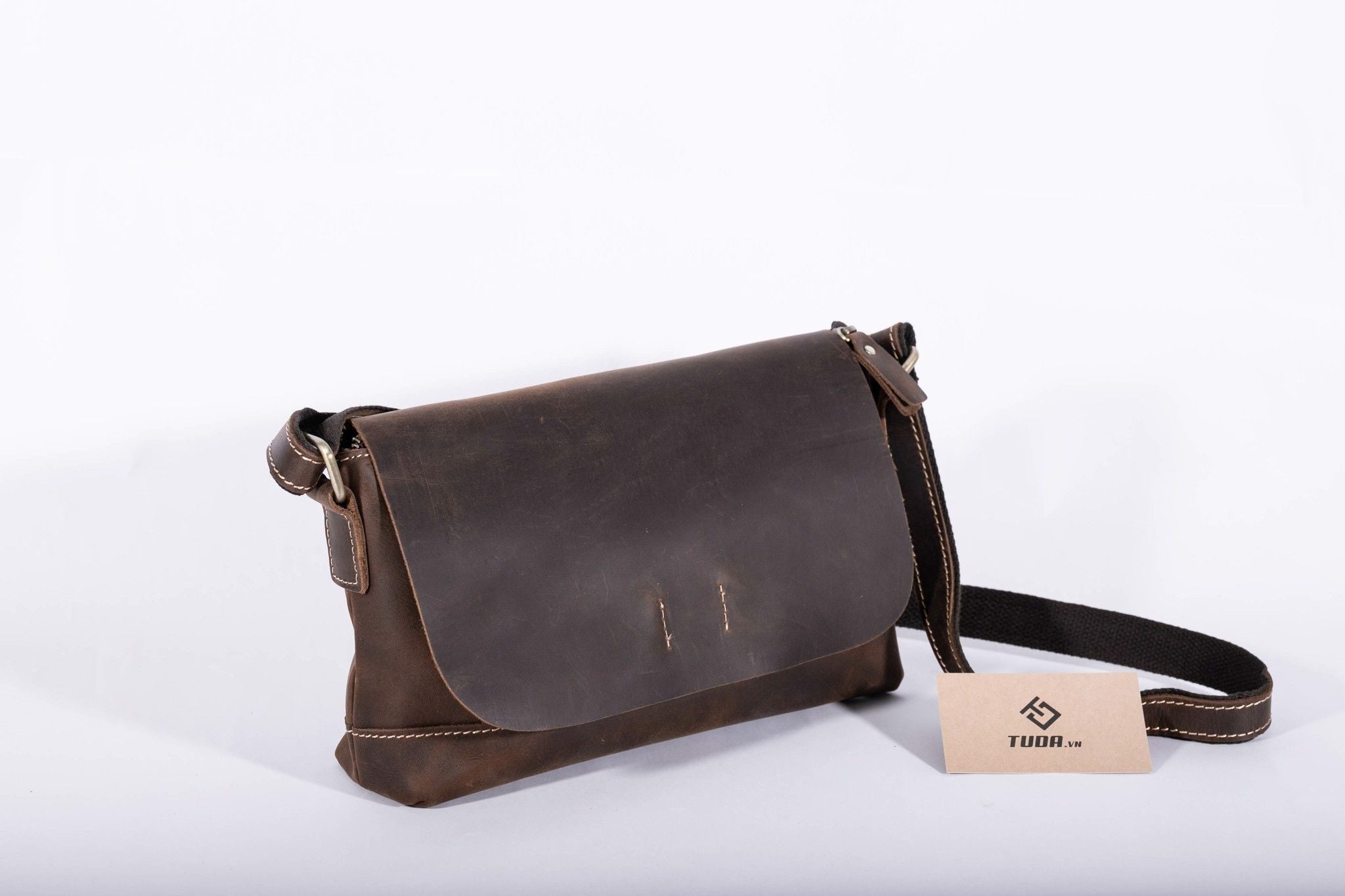 Túi đeo chéo da bò thật Berry & Ken RETRO - Classic edition TUDA SBM121