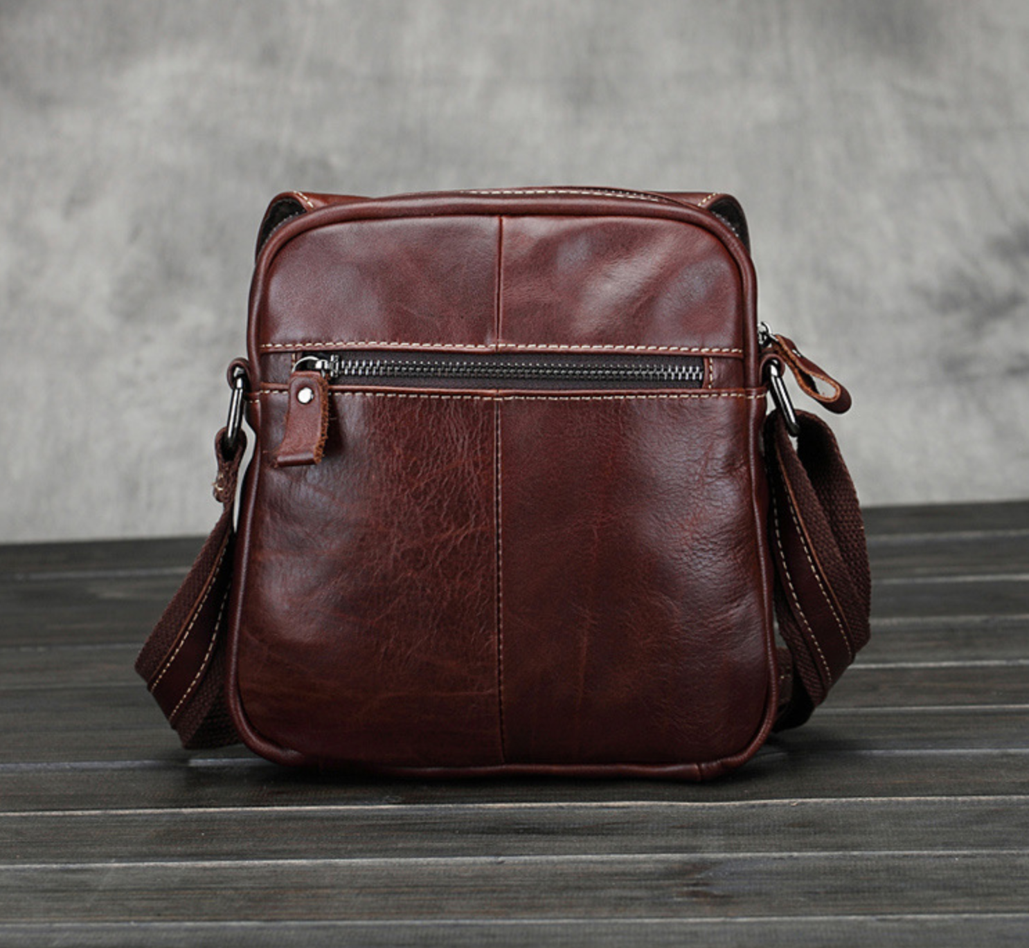 Túi Da Bò Thật đeo chéo Berry & Ken RETRO - Classic Edition SBM128