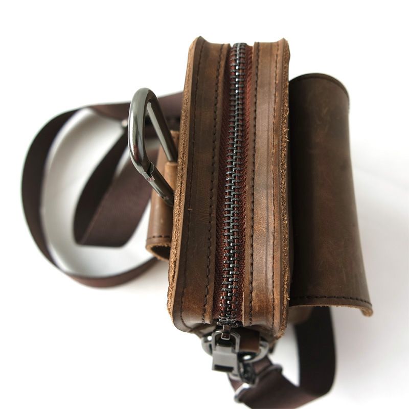 Túi Da Bò Thật Crazy Messenger - Classic Edition MBM98