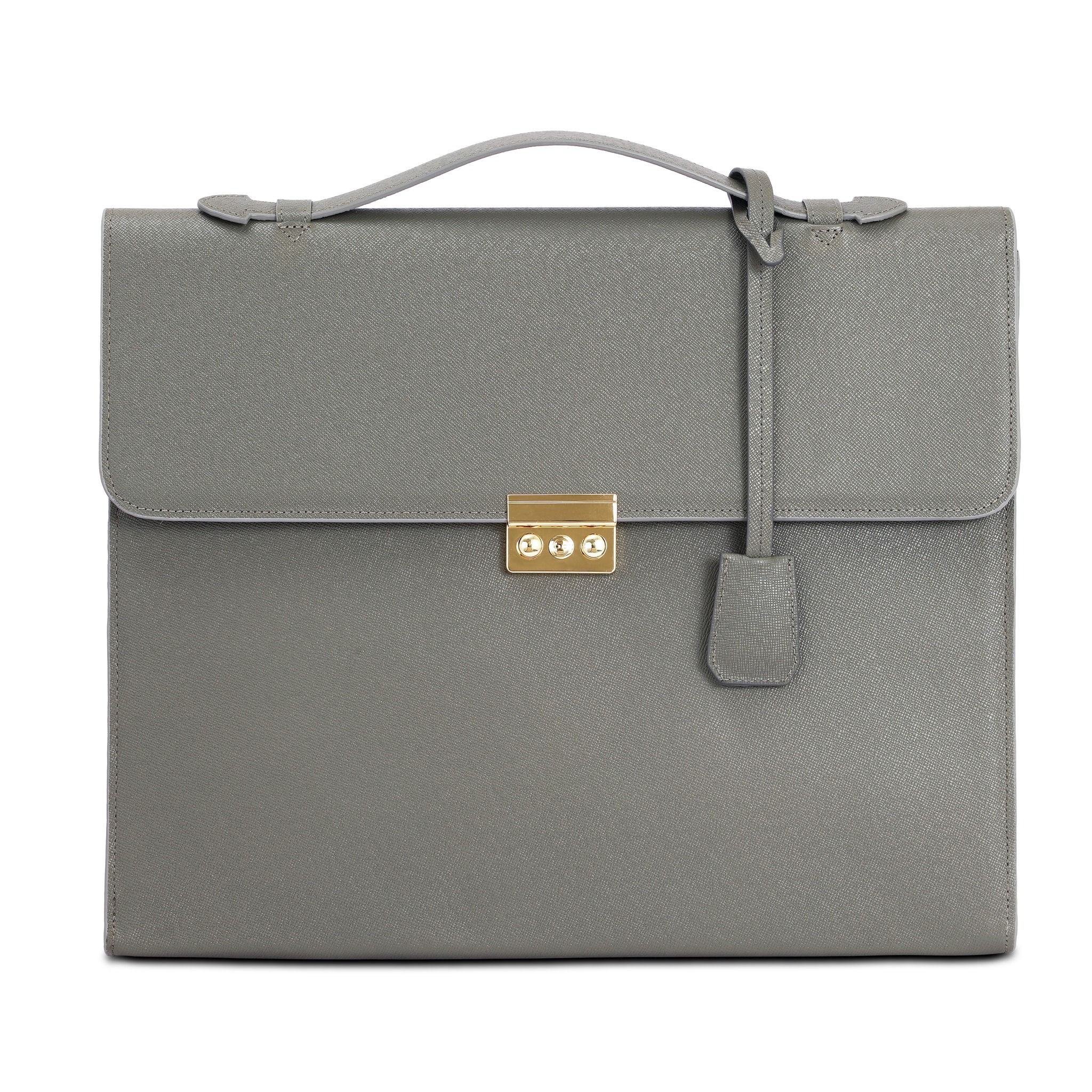 Cặp Da TAIGA HANDMADE Doanh Nhân Cao Cấp Xách Tay TUDA SBM346