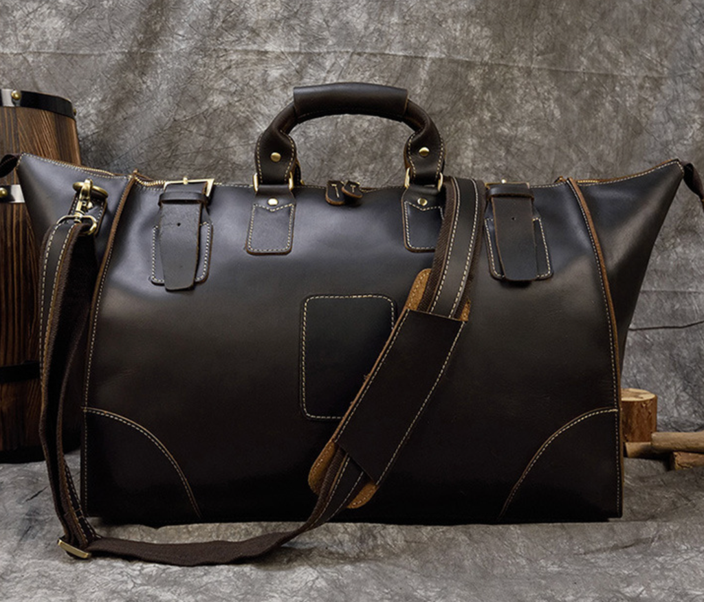 Túi Du Lịch Da Bò Sáp Italy Nhập Khẩu Cao Cấp Đa Chức Năng TBL336