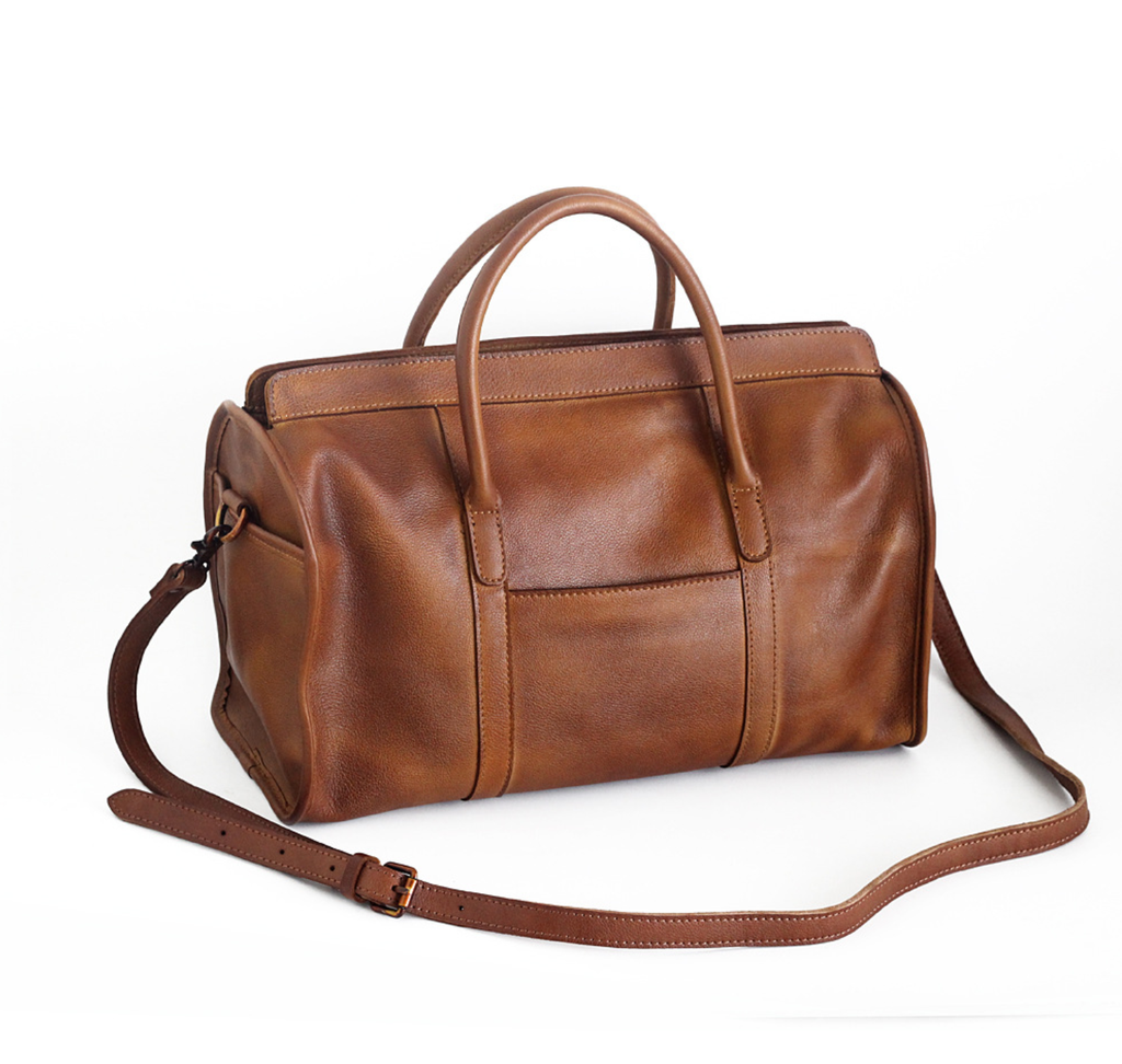 Túi Du Lịch Da Bò VEG Cao Cấp Nhập Khẩu Đựng Laptop Đa Chức Năng TBL312