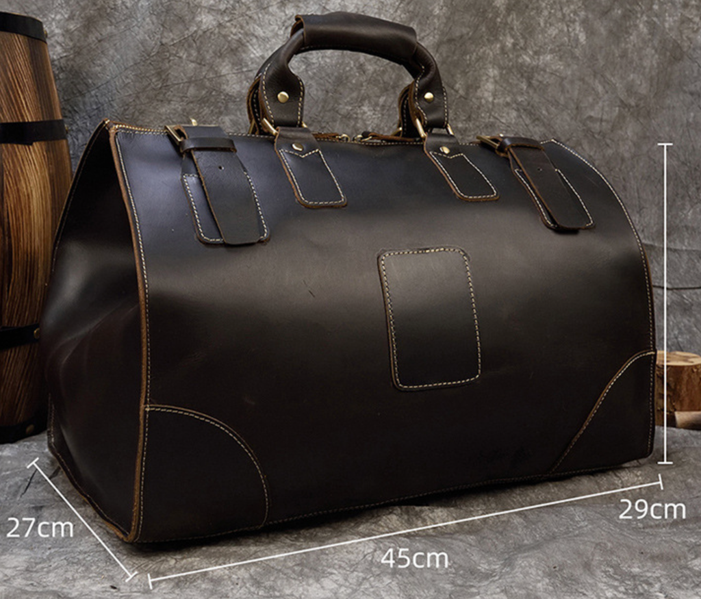 Túi Du Lịch Da Bò Sáp Italy Nhập Khẩu Cao Cấp Đa Chức Năng TBL336