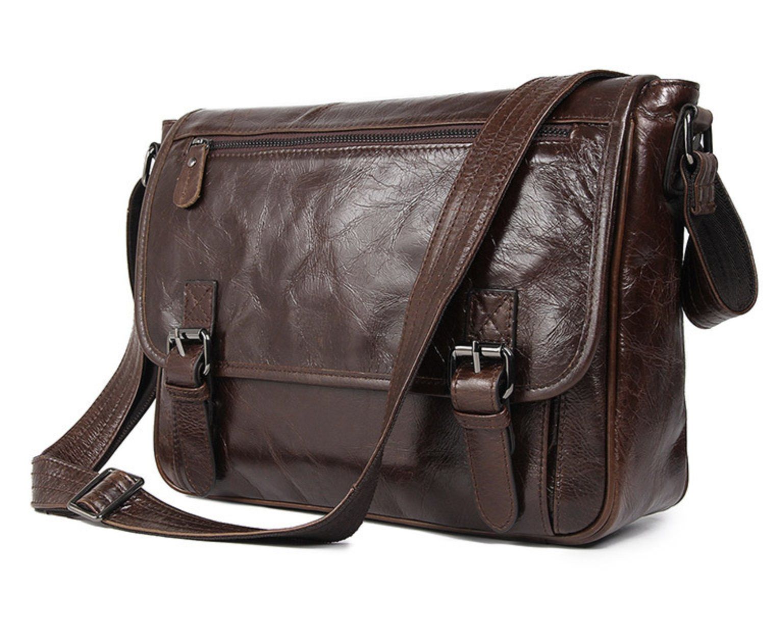 Túi Đeo Chéo Da Bò Thật Đựng iPad RETRO TUDA SBM289