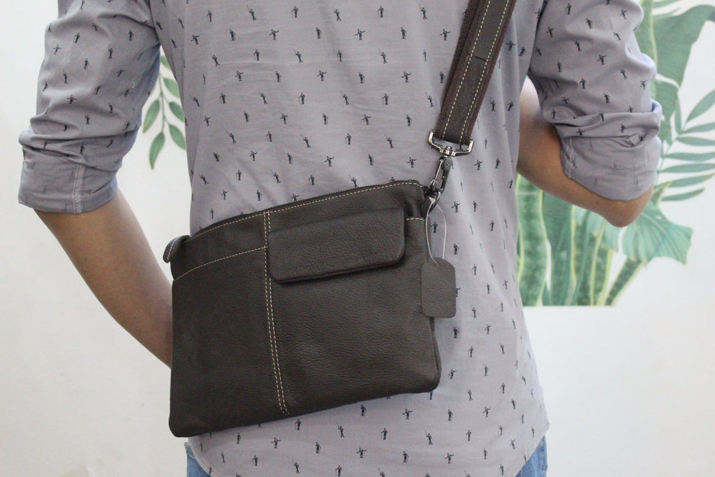 Túi Đeo Chéo & Clutch Cầm Tay Da Bò Thật Đựng iPad - Classic SBM279