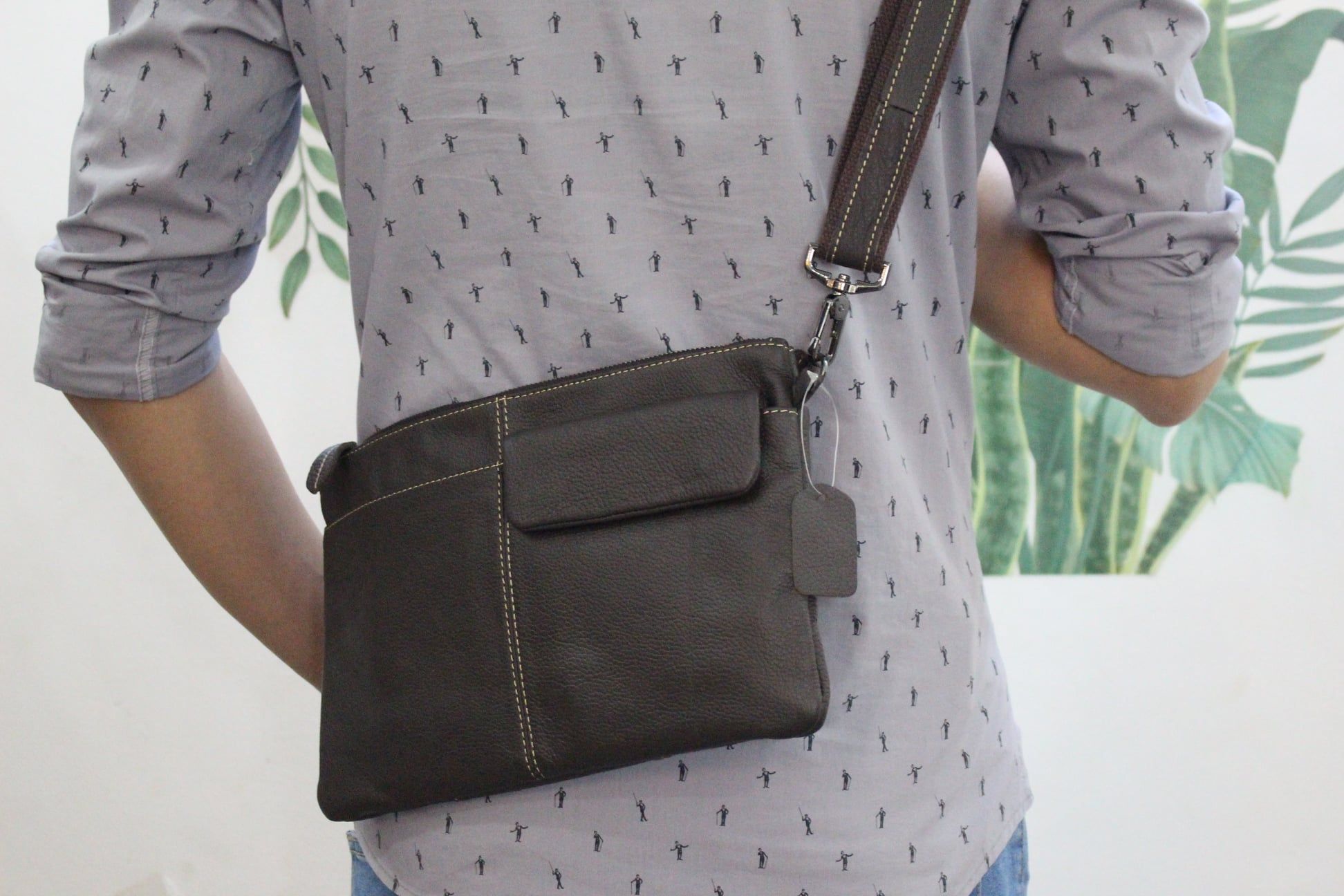 Túi Đeo Chéo & Clutch Cầm Tay Da Bò Thật Đựng iPad - Classic SBM279