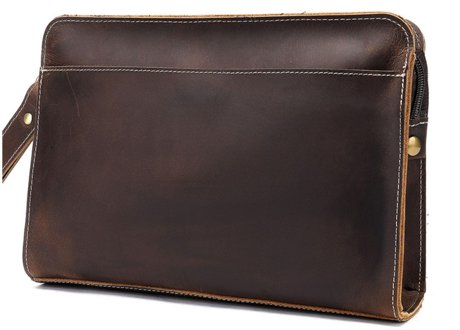 Ví Cầm Tay CLUTCH Nam Da Bò Sáp Nhập Khẩu CLH269