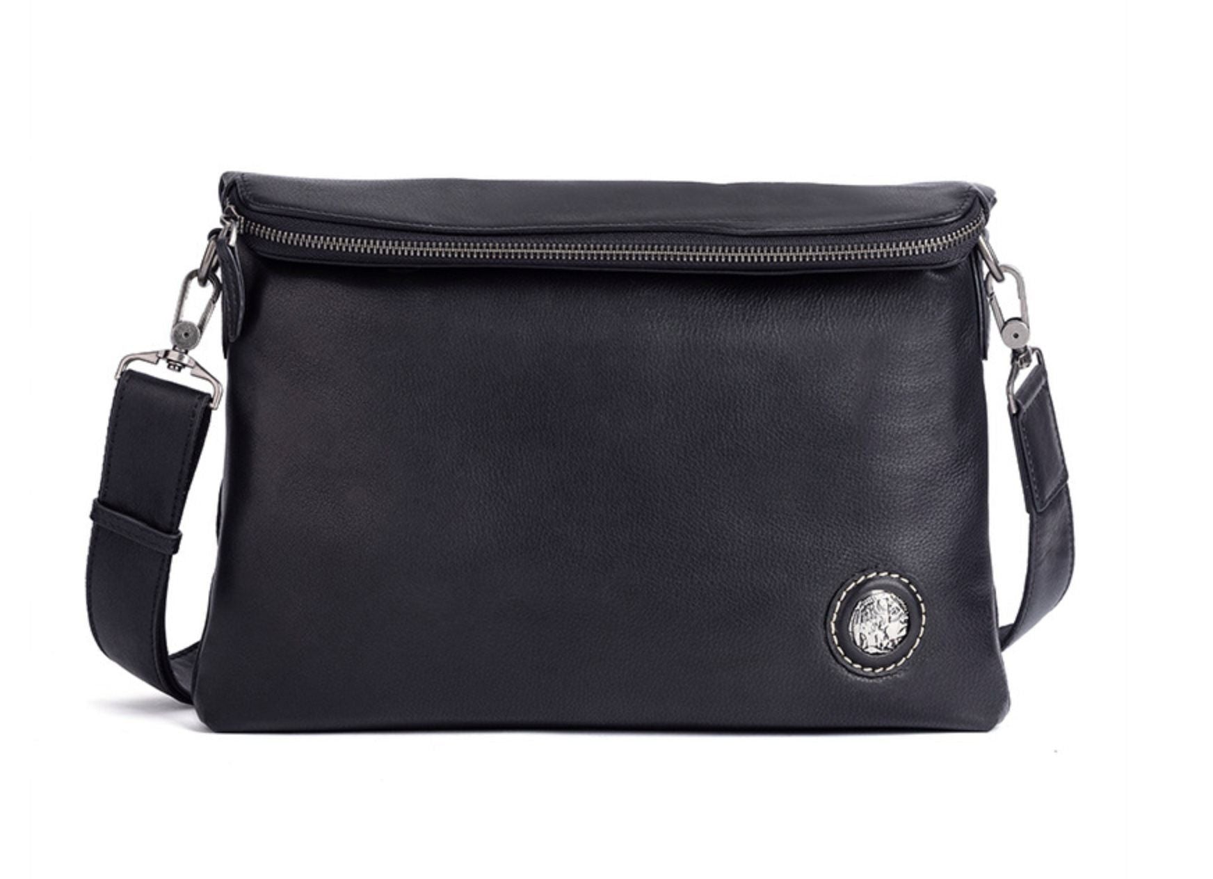 Túi Đeo Chéo Đựng iPad Da Bò VEG Patina Nhập Khẩu - Classic SBM252