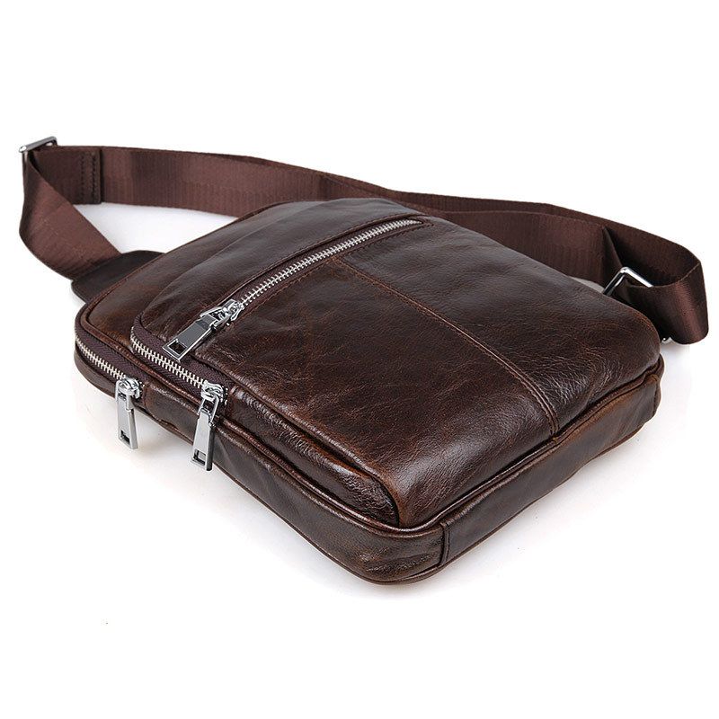 Túi Đeo Chéo Trước Ngực Da Bò Thật Nhập Khẩu Đựng iPad SBM267