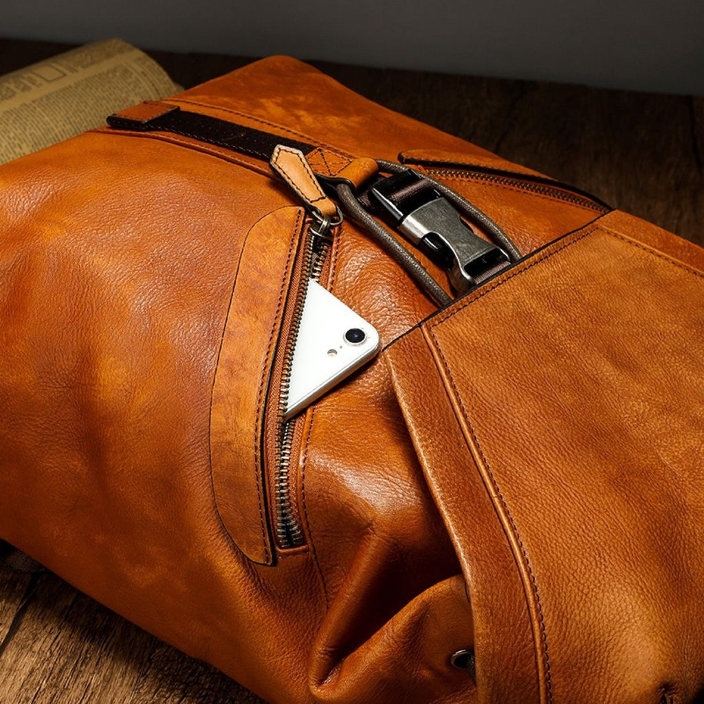 Balo Da Bò VEG Patina Ý RETRO Phong Cách Sang Trọng BPL248