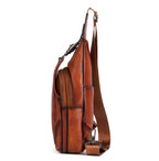 Túi Da Bò VEG Patina Ý Cao Cấp Đeo Chéo Trước Ngực VINTAGE SBM245