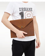 Cặp Da Bò Thật Cầm Tay đựng hồ sơ, ipad Đa Năng RETRO, Phong Cách Doanh Nhân CLH225