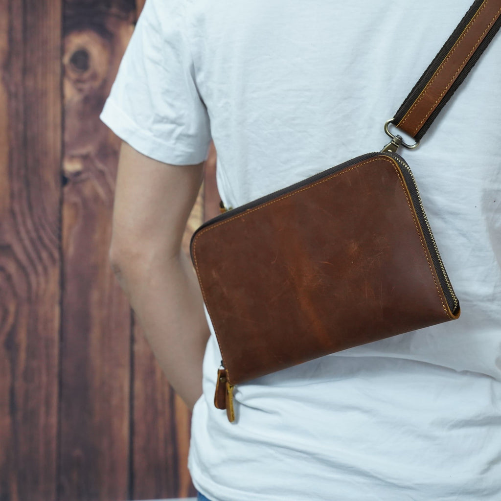 CLUTCH Cầm Tay & Đeo Chéo Da Thật RETRO CLH219