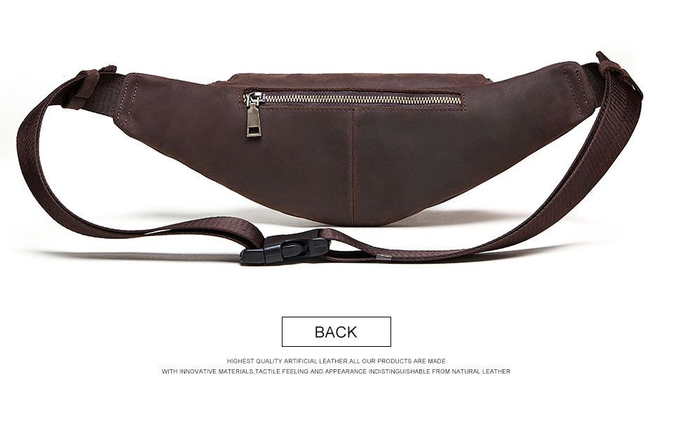 Túi Da Bò Thật Đeo Chéo Ngực Và Thắt Lưng Nhỏ Gọn SBM211