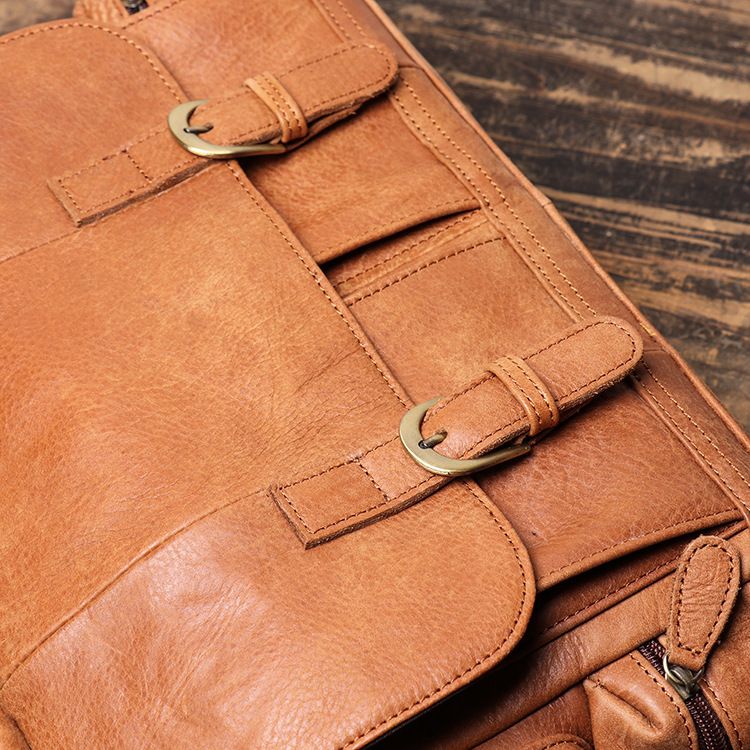 Cặp Da Bò VEG Đeo Chéo & Xách Tay Đựng Laptop Bussiness Men SBM214