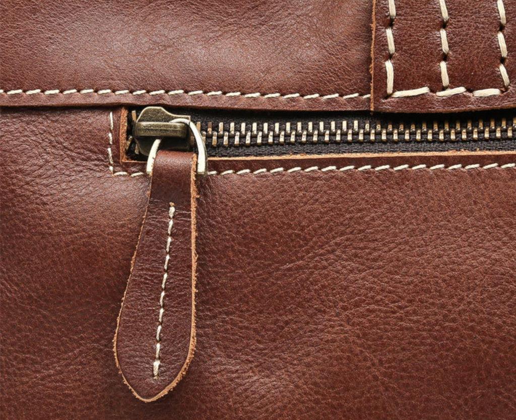 Cặp Xách Tay Da Bò VEG Nhập Khẩu Đựng Laptop RETRO TUDA SBM185