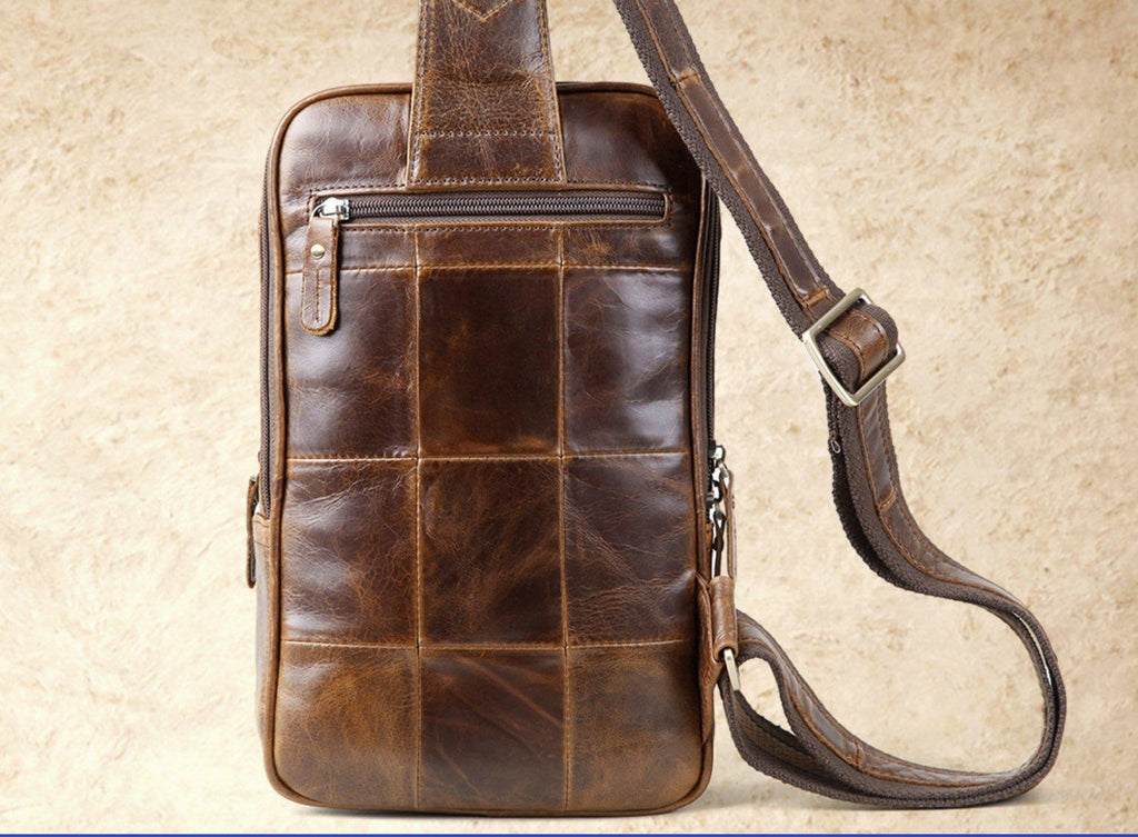 Túi Da Bò VEG Nhập Khẩu Đeo Chéo Trước Ngực Cobbler Legend TUDA SBM178